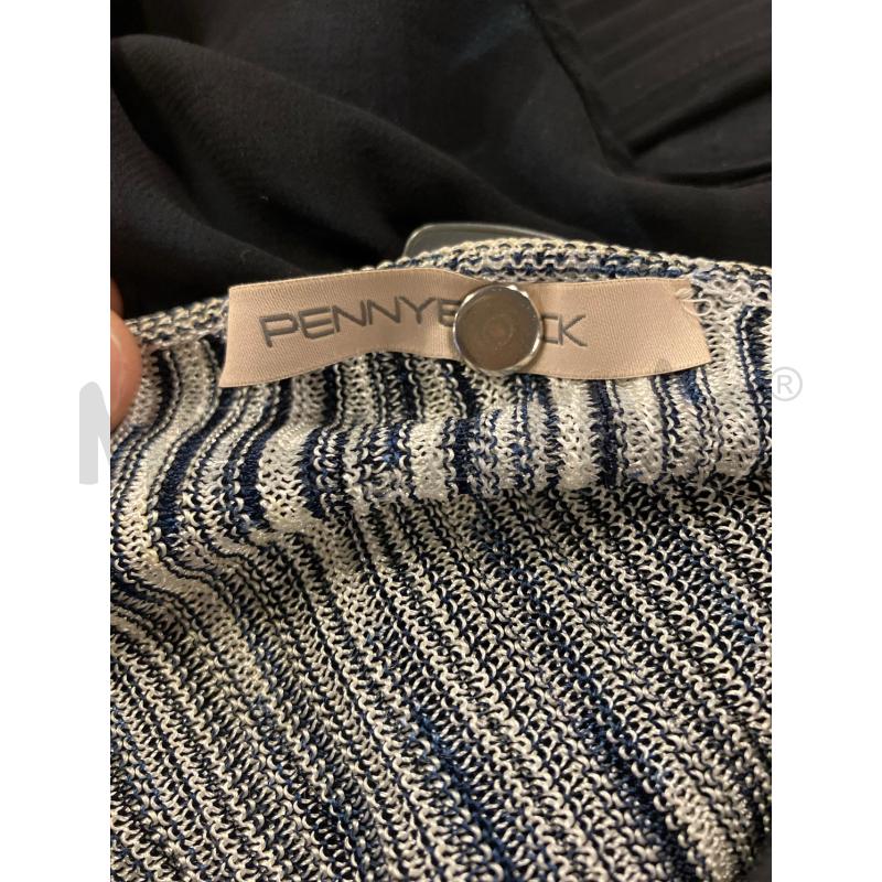MAGLIA D PENNYBLACK RIGHE BIA BLU GIA LUREX | Mercatino dell'Usato Roma eur 3