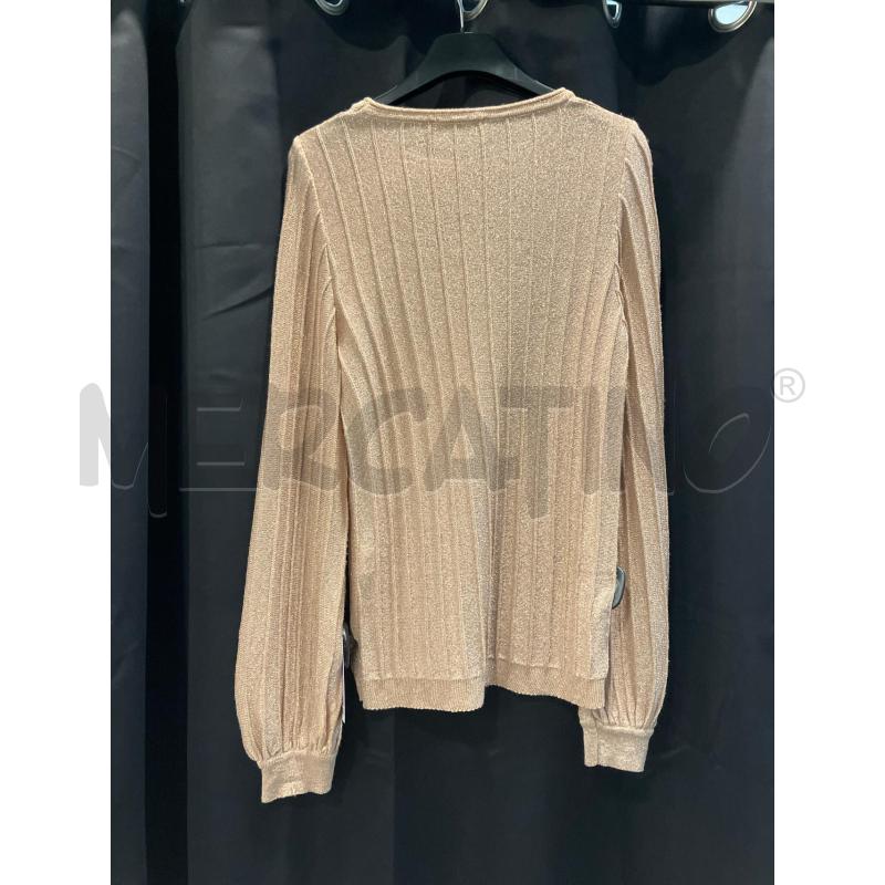MAGLIA D VICOLO RS LUREX MANICHE LUNGHE COSTINE  | Mercatino dell'Usato Roma eur 3