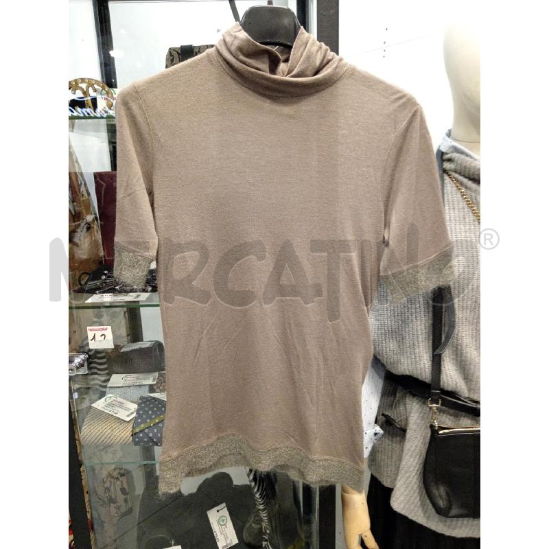 MAGLIETTA D MAX&CO MARR MANICHE VITA GRI | Mercatino dell'Usato Roma eur 1