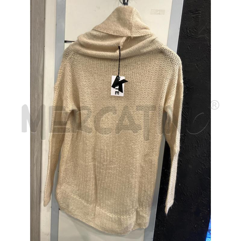MAGLIONE D KATE BEIGE COLLO ALTO | Mercatino dell'Usato Roma eur 2