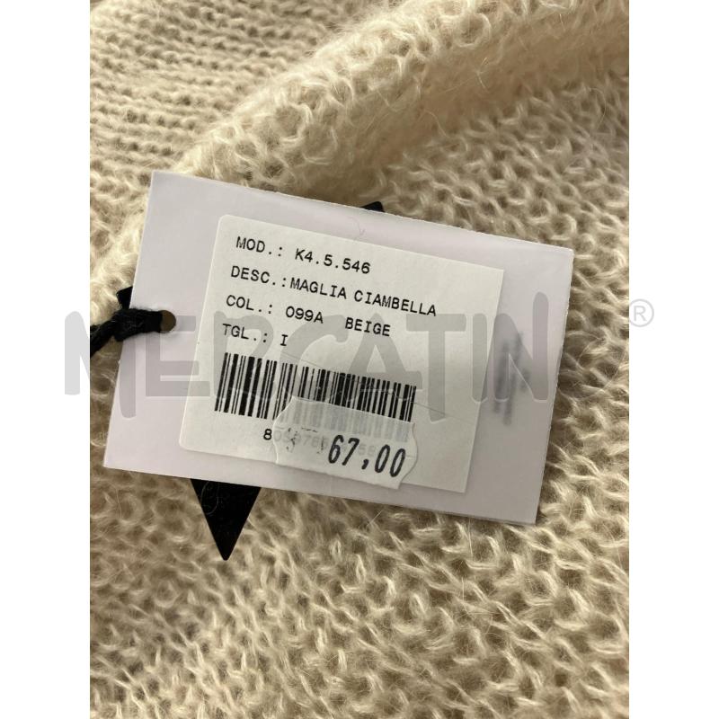 MAGLIONE D KATE BEIGE COLLO ALTO | Mercatino dell'Usato Roma eur 4