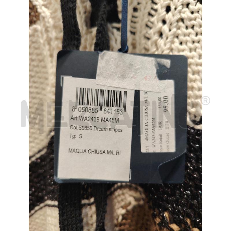 MAGLIONE D LIU JO BEI FANT RIGHE ETICHETTA | Mercatino dell'Usato Roma eur 2