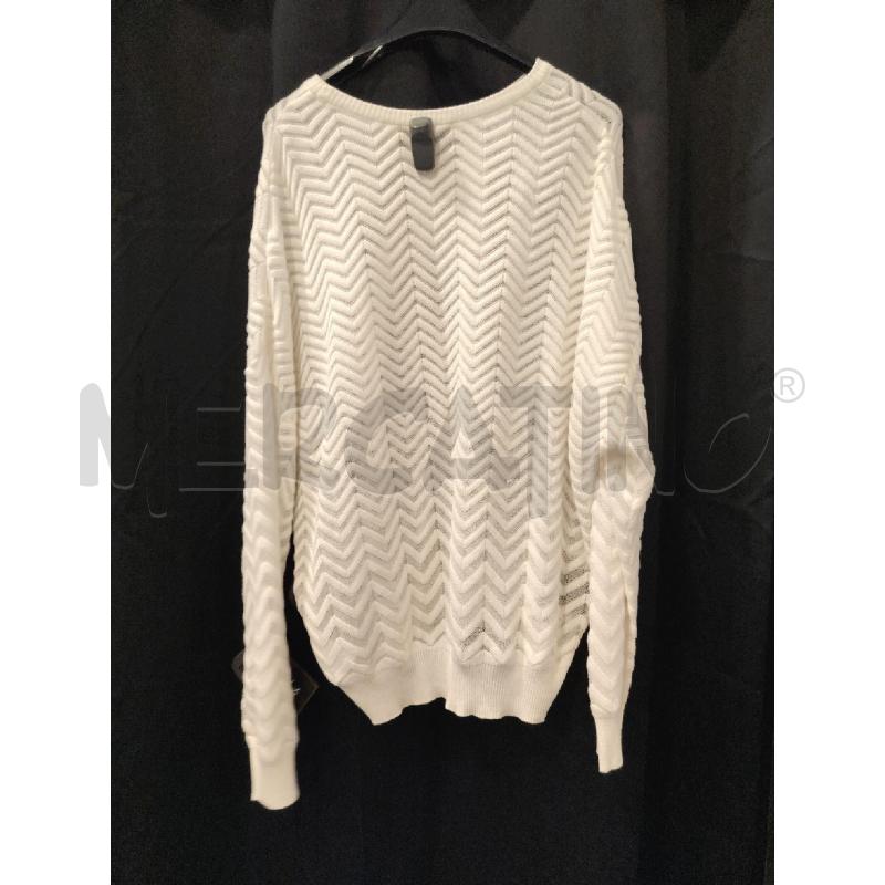 MAGLIONE D MISSONI BIANCO ZIGZAG | Mercatino dell'Usato Roma eur 3
