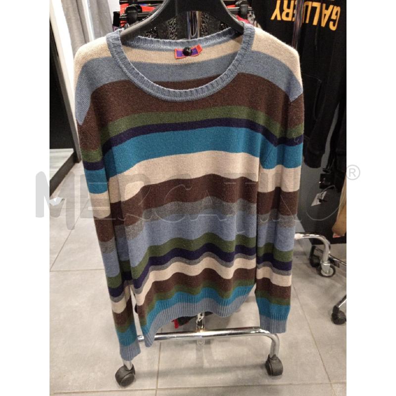 MAGLIONE U GALLO RIGHE AZZ BLU VE BEI MARR | Mercatino dell'Usato Roma eur 1