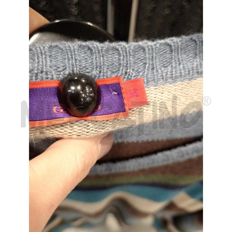 MAGLIONE U GALLO RIGHE AZZ BLU VE BEI MARR | Mercatino dell'Usato Roma eur 2