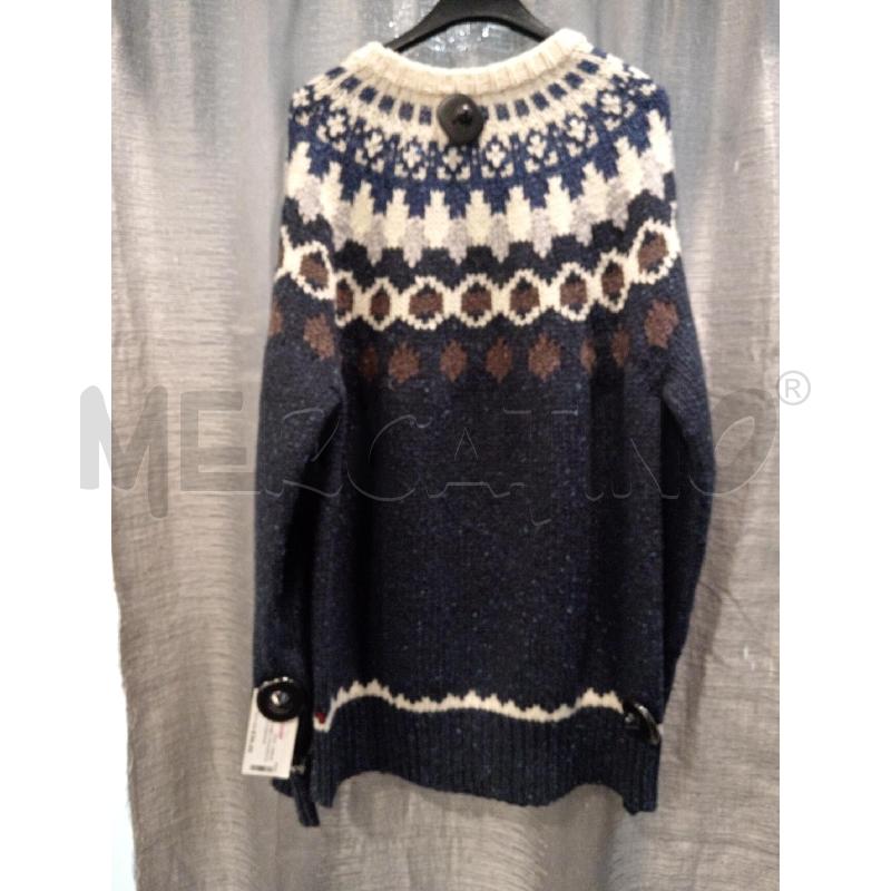 MAGLIONE U WOOLRICH GRI/BLU FANTASIA | Mercatino dell'Usato Roma eur 4