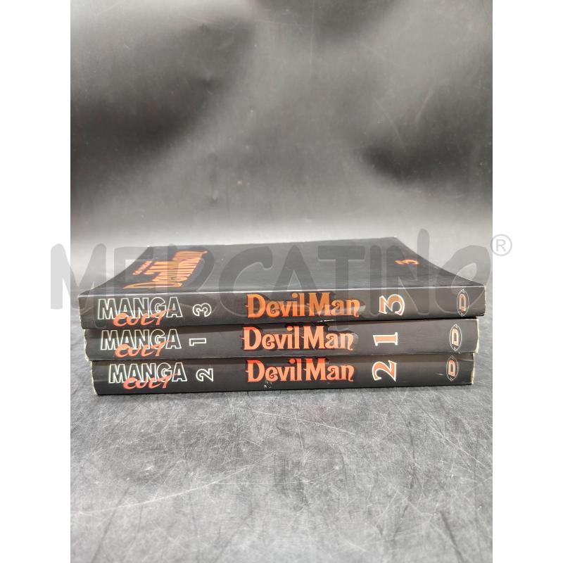 MANGA GO NAGAI DEVILMAN SERIE COMPLETA 1-3 | Mercatino dell'Usato Roma eur 1