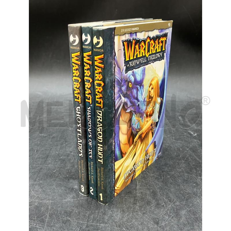 MANGA WARCRAFT THE SUNWELL TRILOGY SERIE COMPLETA | Mercatino dell'Usato Roma eur 1