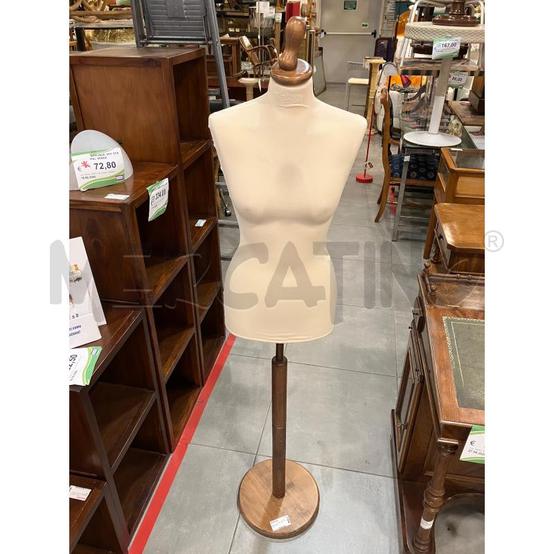 MANICHINO MEZZOBUSTO BASE MET D | Mercatino dell'Usato Roma eur 1