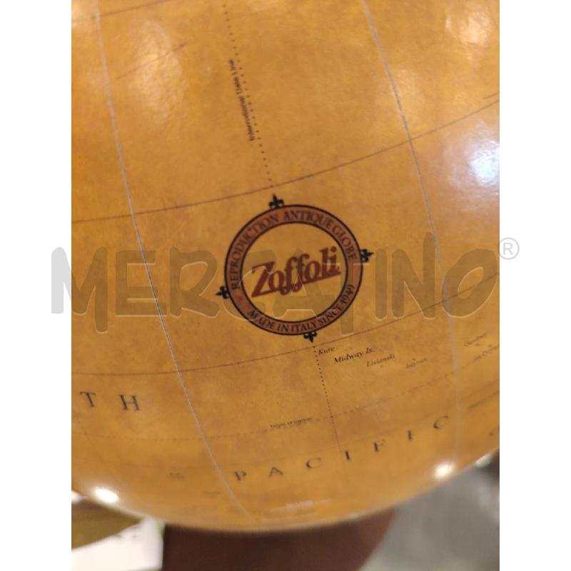 MAPPAMONDO ZOFFOLI LEGNO VINTAGE DA RIV | Mercatino dell'Usato Roma eur 4