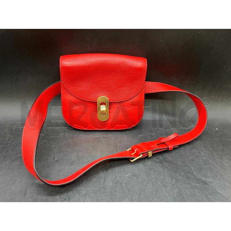 MARSUPIO COCCINELLE RSS PELLE MARTELLATA | Mercatino dell'Usato Roma eur 1