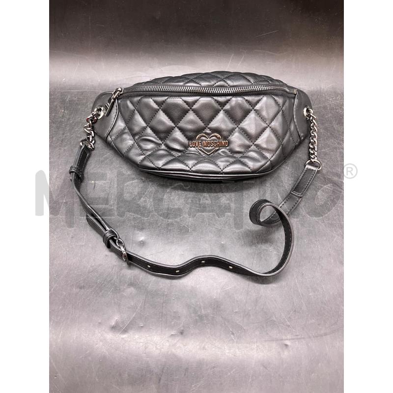 MARSUPIO LOVE MOSCHINO NERO TRAP | Mercatino dell'Usato Roma eur 1