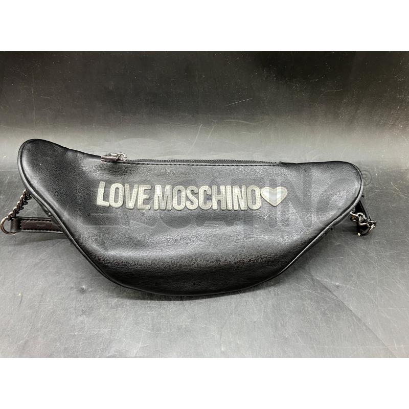 MARSUPIO LOVE MOSCHINO NERO TRAP | Mercatino dell'Usato Roma eur 3