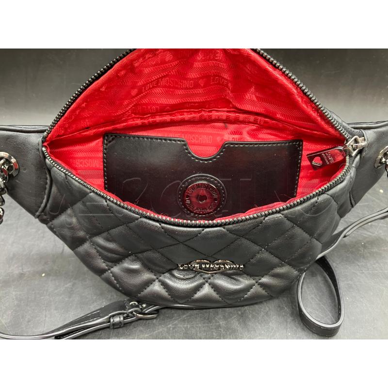 MARSUPIO LOVE MOSCHINO NERO TRAP | Mercatino dell'Usato Roma eur 4