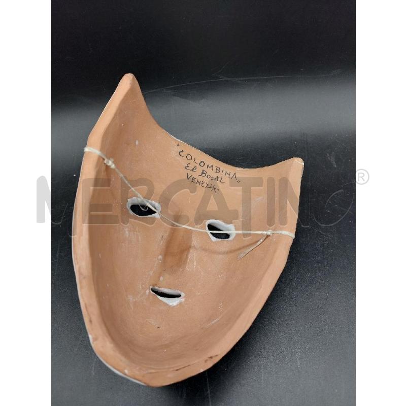MASCHERA COLOMBIANA BIA  | Mercatino dell'Usato Roma eur 2
