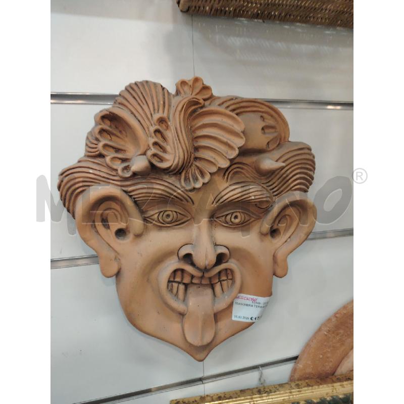 MASCHERA TERRACOTTA  | Mercatino dell'Usato Roma eur 1