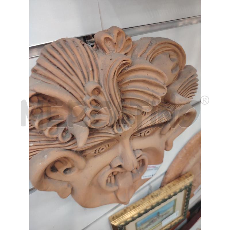 MASCHERA TERRACOTTA  | Mercatino dell'Usato Roma eur 3
