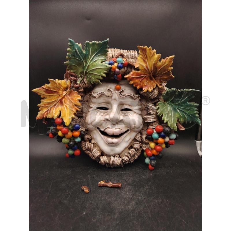 MASCHERA  BACCO PERSEO DA RIV  | Mercatino dell'Usato Roma eur 1