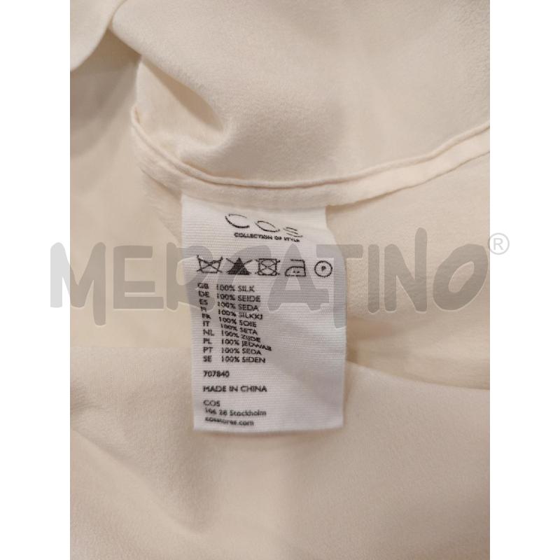MAXI CAMICIONE D COS SETA PANNA | Mercatino dell'Usato Roma eur 3