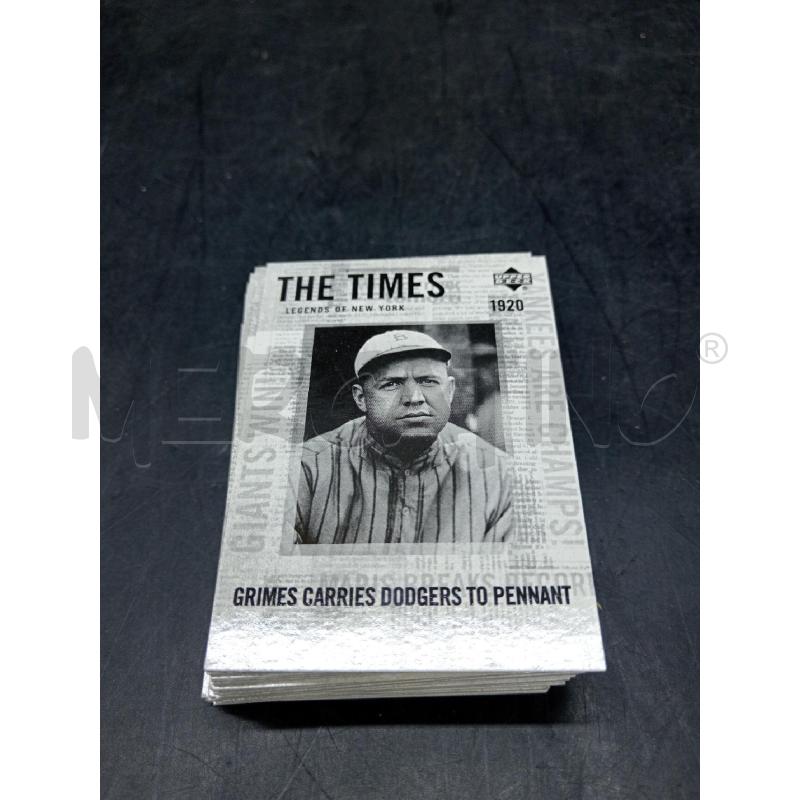 MAZZO CARTE UPPER DECK THE TIMES | Mercatino dell'Usato Roma eur 1