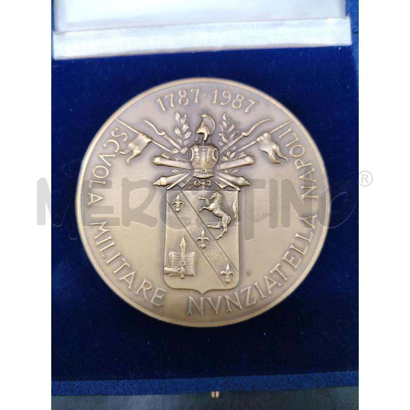 MEDAGLIA 200° ANNIVERSARIO DELLA SCUOLA MILITARE DELLA NUNZIATELLA 1787-1987 | Mercatino dell'Usato Roma eur 3