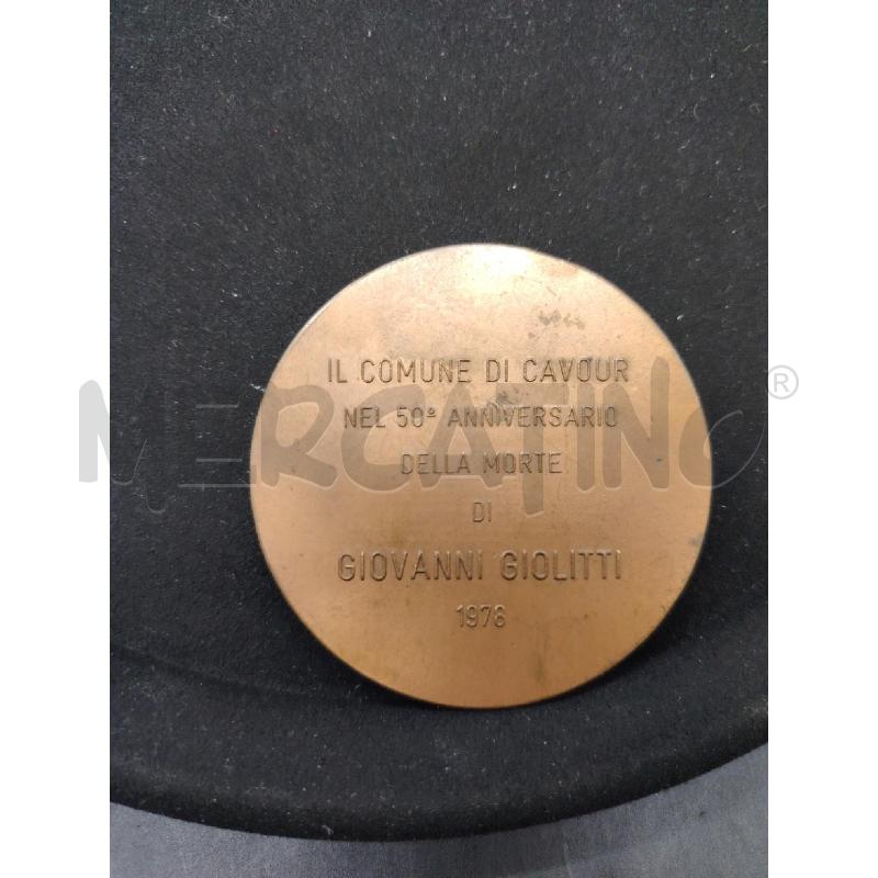 MEDAGLIA 50° ANNIVERSARIO DELLA MORTE DI GIOVANNI GIOLITTI | Mercatino dell'Usato Roma eur 2