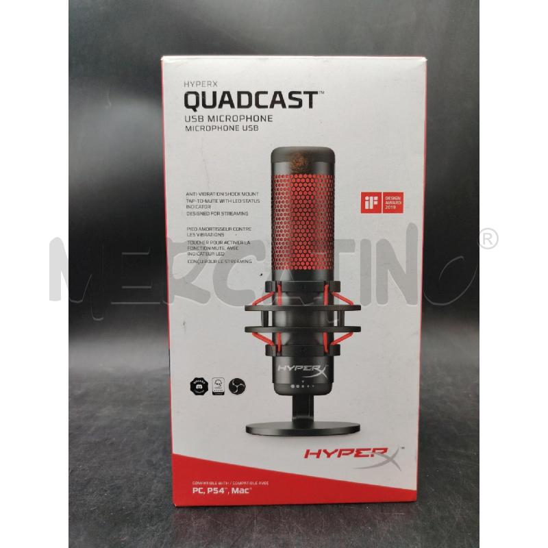 MICROFONO HYPERX QUADCAST  | Mercatino dell'Usato Roma eur 1