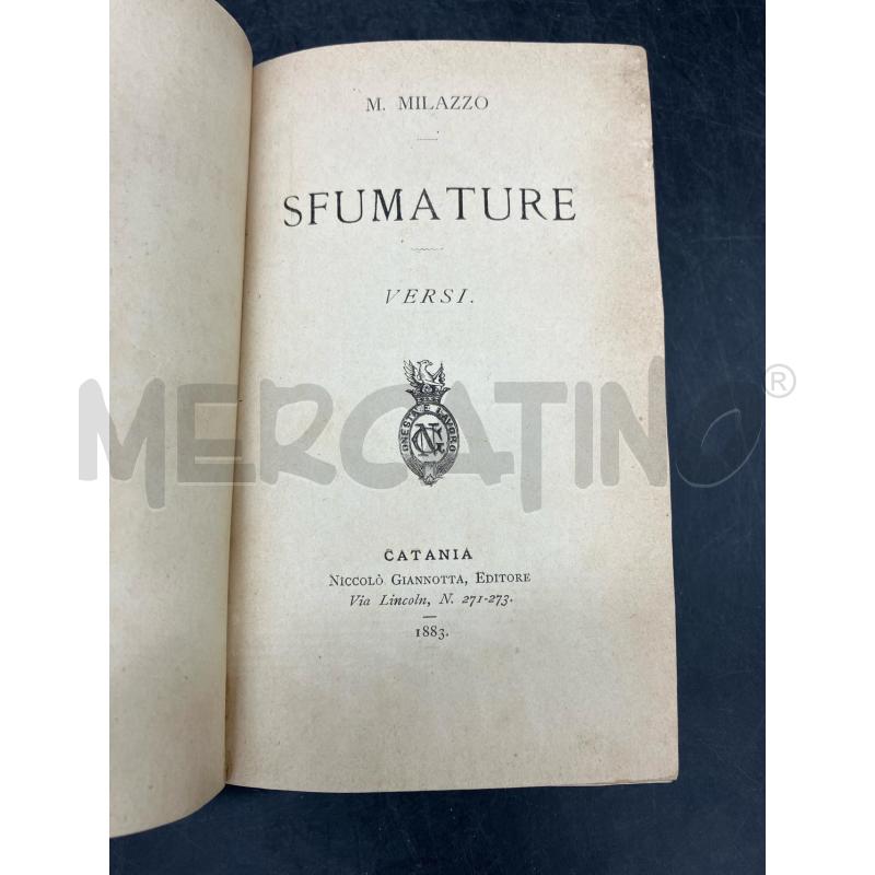MILAZZO SFUAMTURE VERSI 1883 | Mercatino dell'Usato Roma eur 2