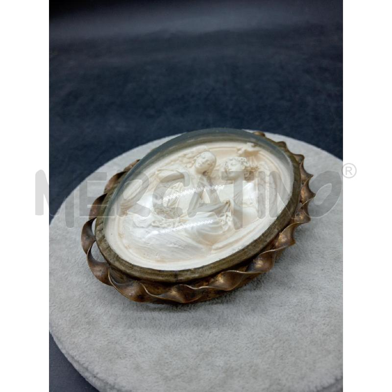 MINIATURA IMMAGINE SACRA OVALE CHIARA  | Mercatino dell'Usato Roma eur 3