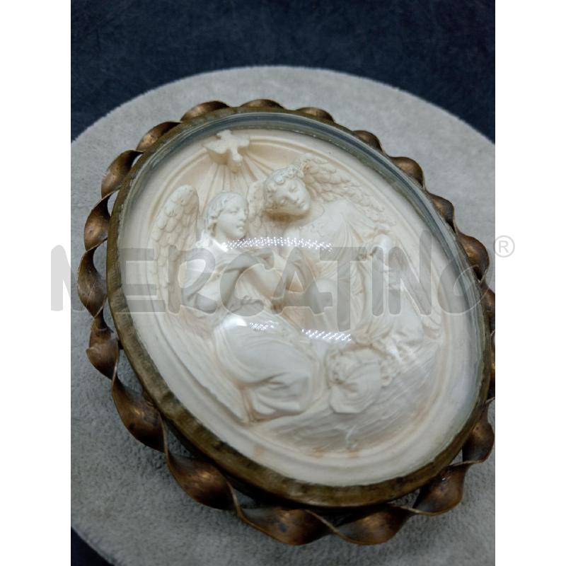 MINIATURA IMMAGINE SACRA OVALE CHIARA  | Mercatino dell'Usato Roma eur 5
