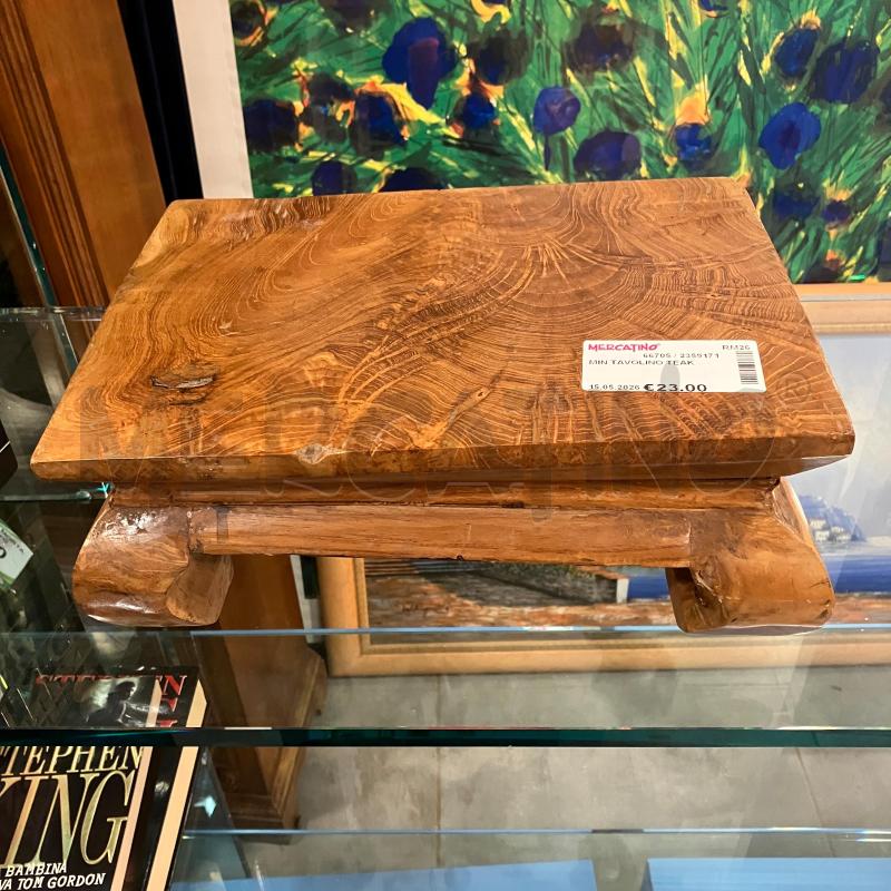 MIN TAVOLINO TEAK | Mercatino dell'Usato Roma eur 1