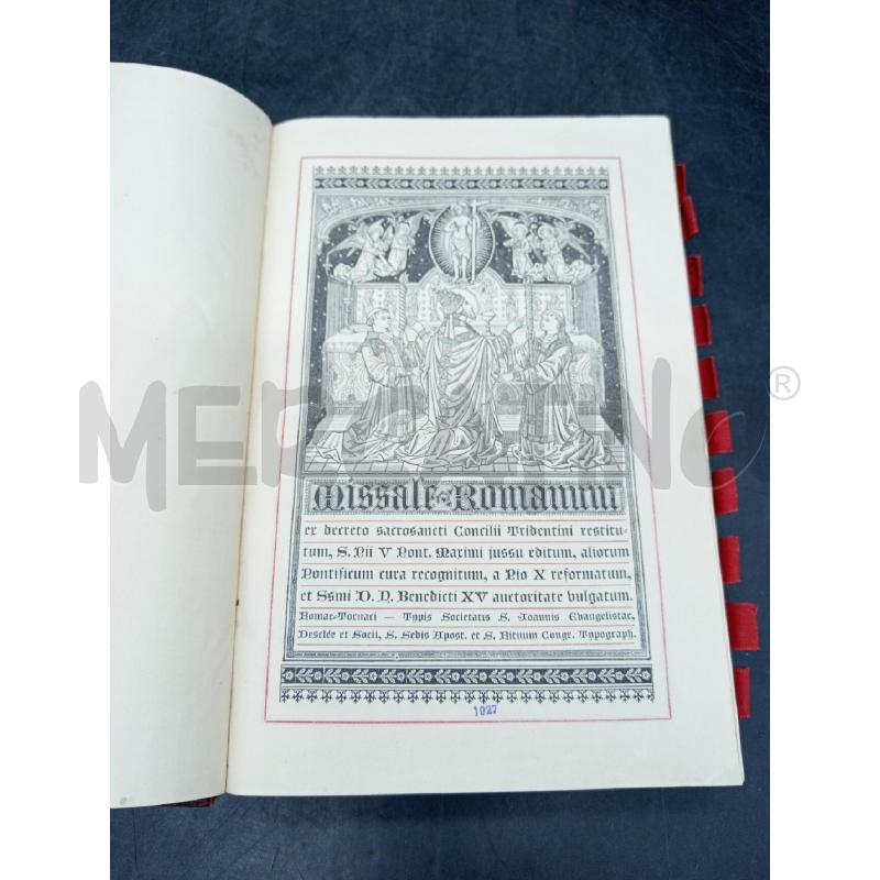 MISSALE ROMANUM 1927 | Mercatino dell'Usato Roma eur 4