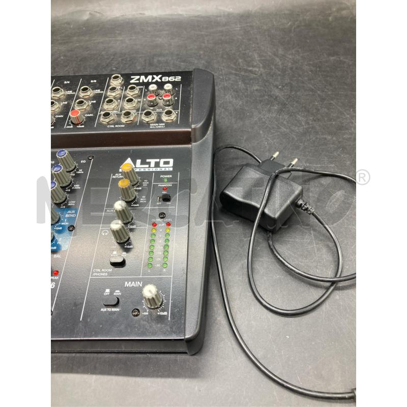 MIXER ALTO PROFESSIONAL ZMX862 + ALIMENTATORE | Mercatino dell'Usato Roma eur 2