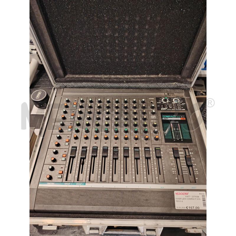 MIXER LEM COMPACT SYSTEM 8 6 | Mercatino dell'Usato Roma eur 1
