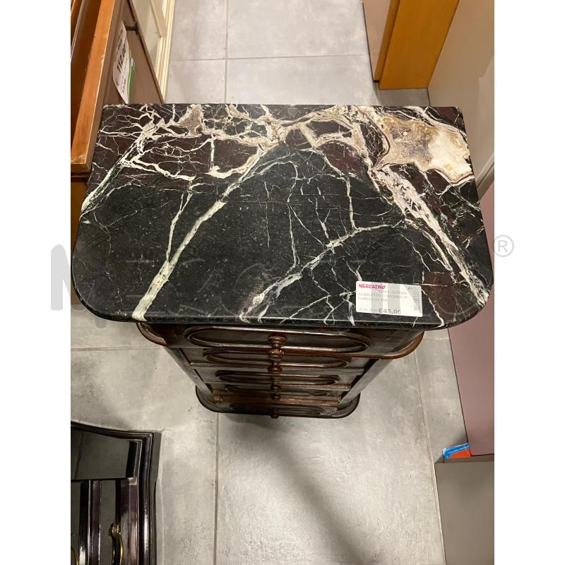 MOBILETTO COMODINO P/MARMO 3C 1SP | Mercatino dell'Usato Roma eur 2