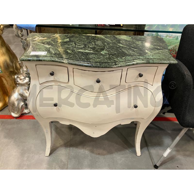 MOBILETTO SHABBY P MARMO VERDE  | Mercatino dell'Usato Roma eur 1
