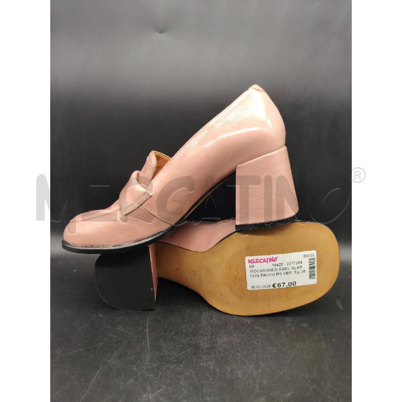MOCASSINI D AGEL ALARCON TACCO RS VERNICE | Mercatino dell'Usato Roma eur 3