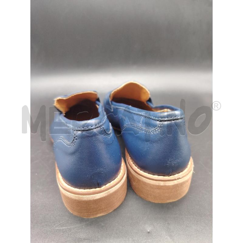 MOCASSINI D BLU PELLE | Mercatino dell'Usato Roma eur 2