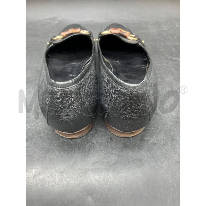 MOCASSINI D GUCCI PELLE NE MORSETTO BAMBOO 136715  | Mercatino dell'Usato Roma eur 4