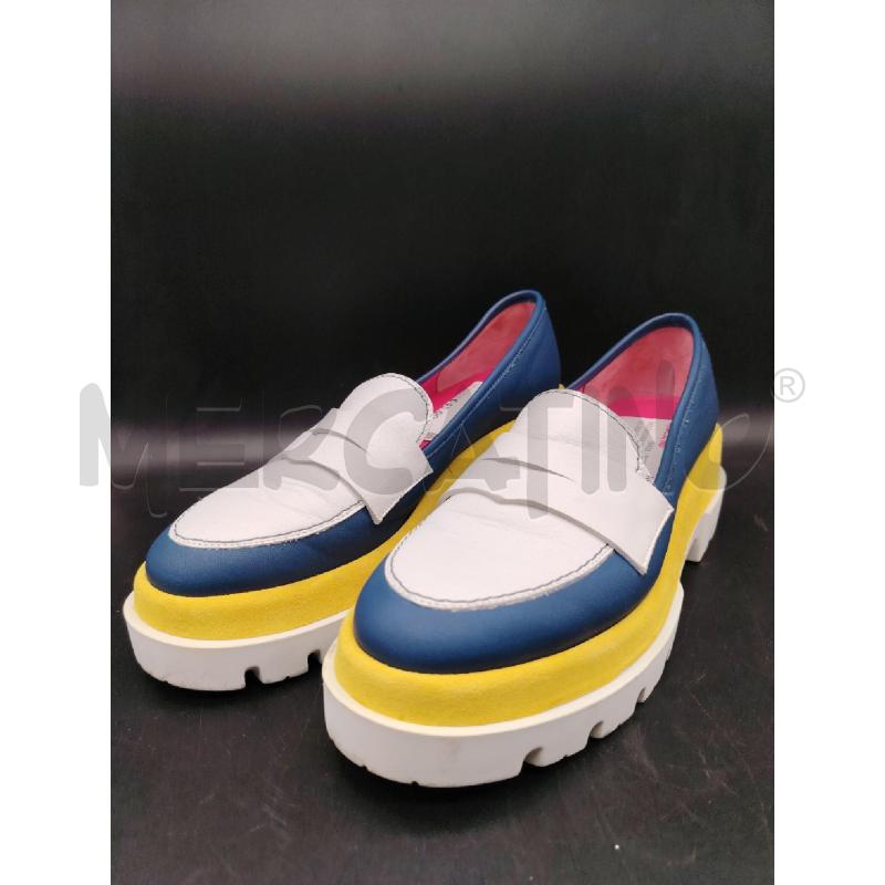 MOCASSINI D LE BABE BLU GIA BIA | Mercatino dell'Usato Roma eur 1