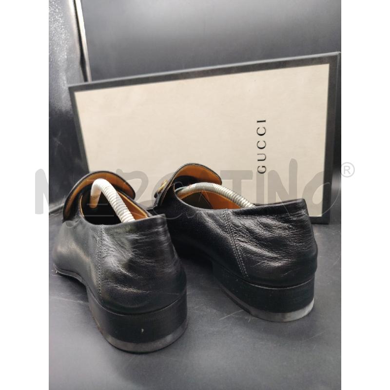 MOCASSINI U GUCCI NERE MORSETTO DOR  | Mercatino dell'Usato Roma eur 2