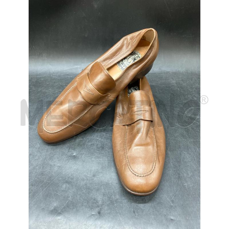 MOCASSINI U MARELLI MARRONE CUOIO | Mercatino dell'Usato Roma eur 1