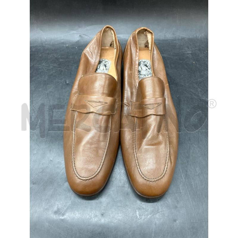 MOCASSINI U MARELLI MARRONE CUOIO | Mercatino dell'Usato Roma eur 2