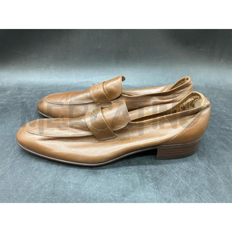 MOCASSINI U MARELLI MARRONE CUOIO | Mercatino dell'Usato Roma eur 3