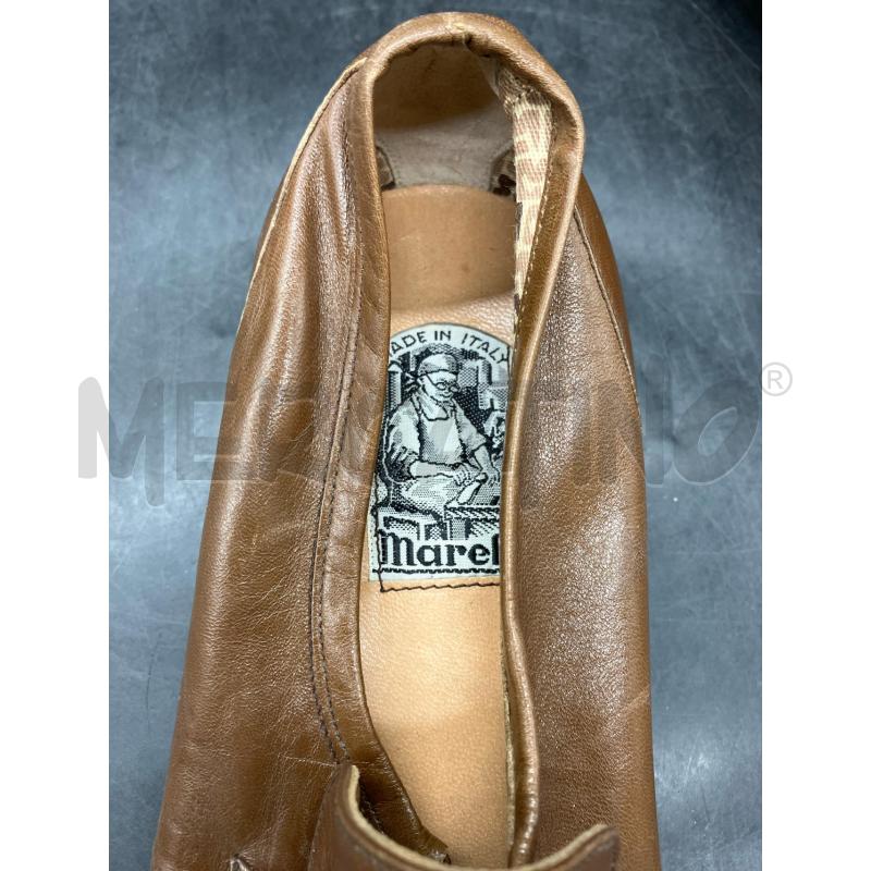 MOCASSINI U MARELLI MARRONE CUOIO | Mercatino dell'Usato Roma eur 5