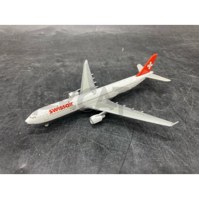 MODELLINO AEREO SWISSAIR HS-120 A330-200 | Mercatino dell'Usato Roma eur 1