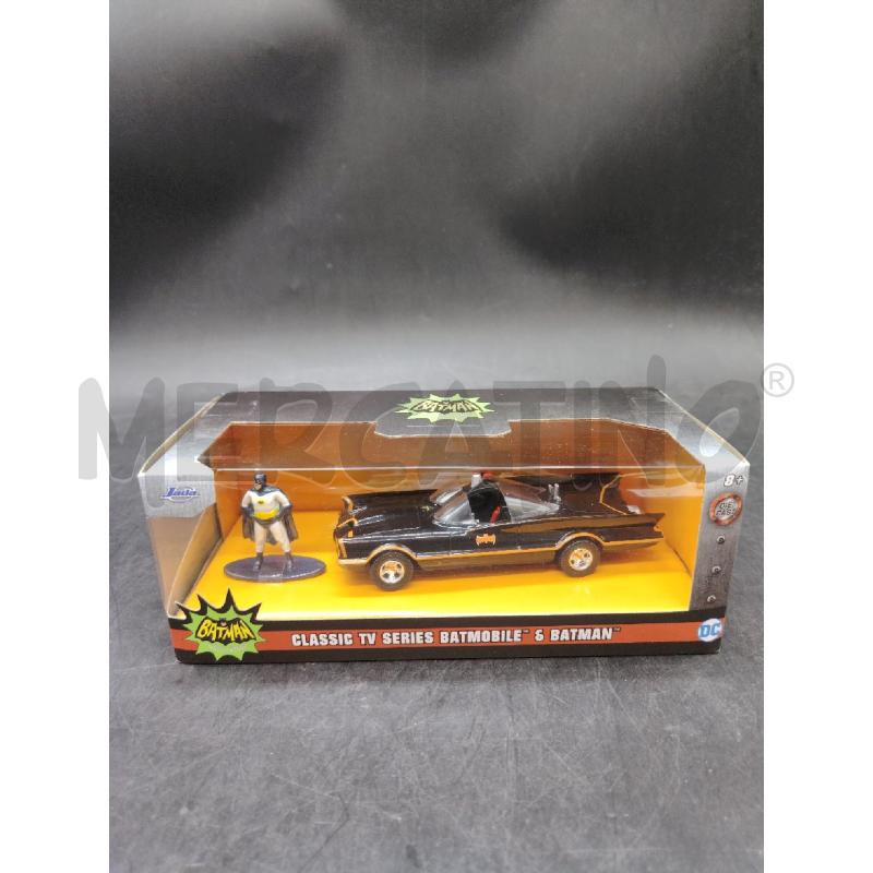 MODELLINO BATMAN CLASSIC TV SERIES BATMOBILE & BATMAN | Mercatino dell'Usato Roma eur 1