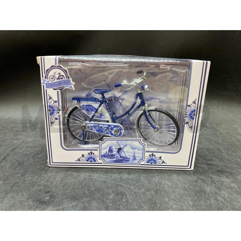 MODELLINO BICICLETTA HOLLAND DELFT BLUE | Mercatino dell'Usato Roma eur 1