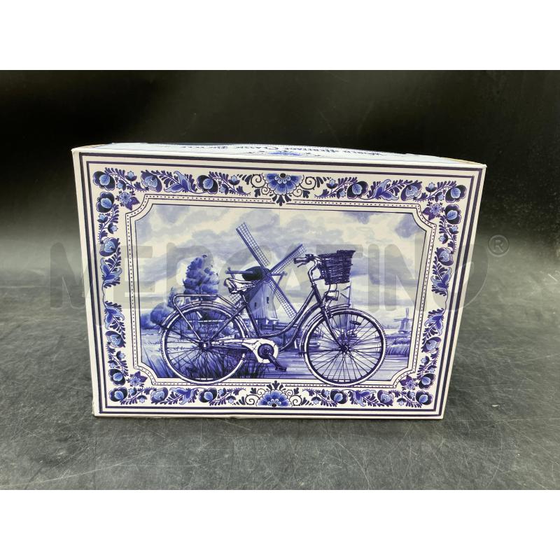 MODELLINO BICICLETTA HOLLAND DELFT BLUE | Mercatino dell'Usato Roma eur 2