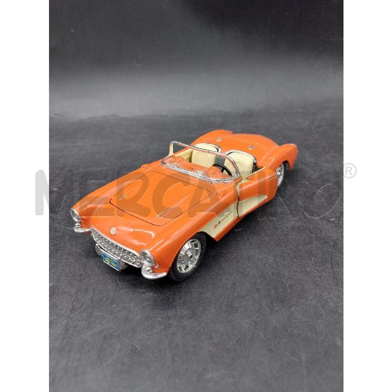 MODELLINO BURAGO CHEVROLET CORVETTE 1957 1/24 | Mercatino dell'Usato Roma eur 1